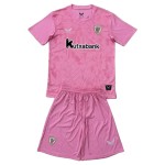 Günstige Fußballtrikots Athletic Bilbao Torwart Kinder 2025-26 Rosa Kurzarm